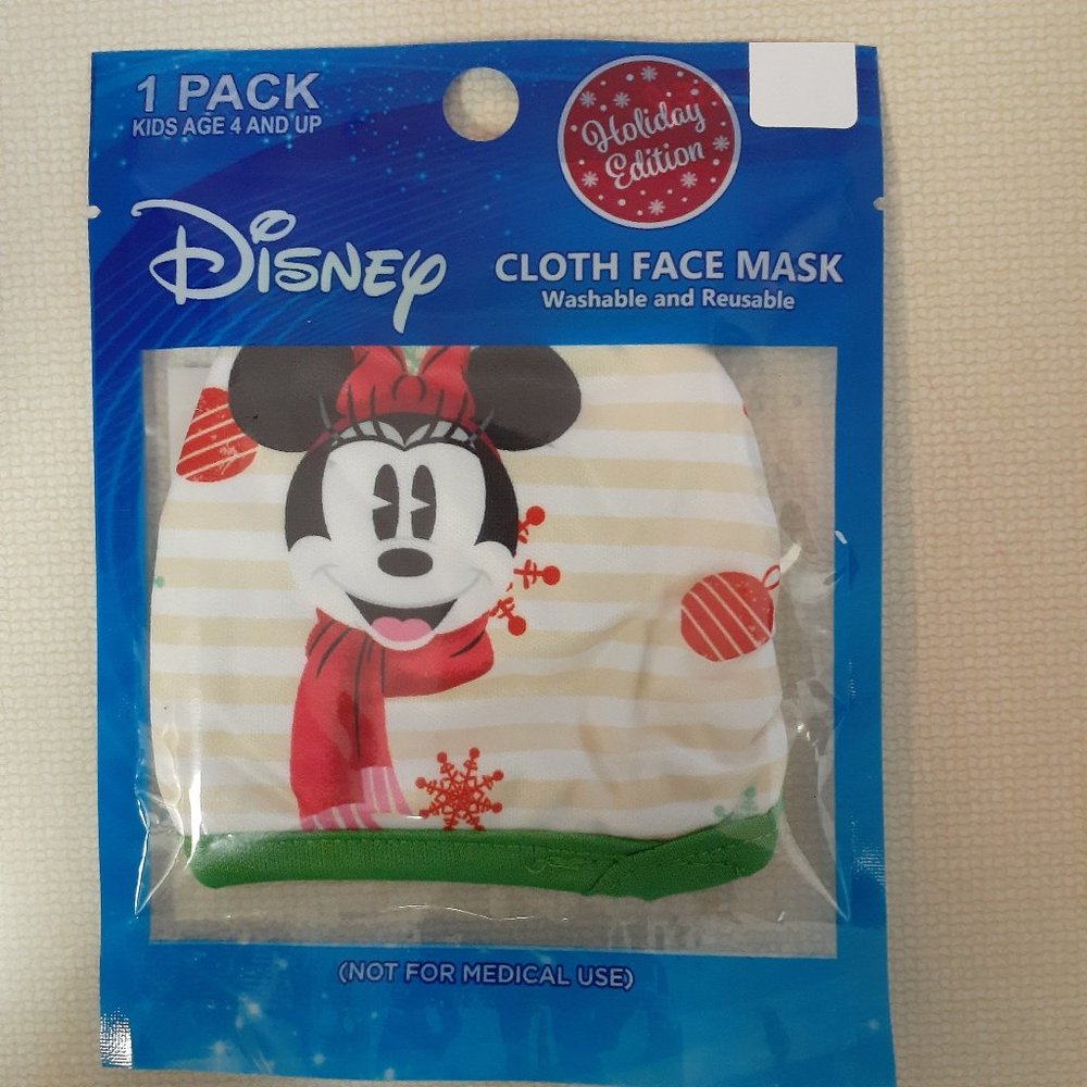 2020 Holiday Ed. Disney Kids Reusable Face Mask